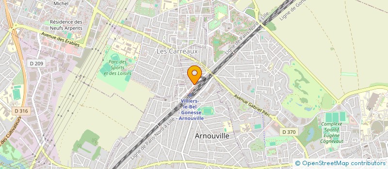 localisation de l'entreprise ALAM PHONE à ARNOUVILLE