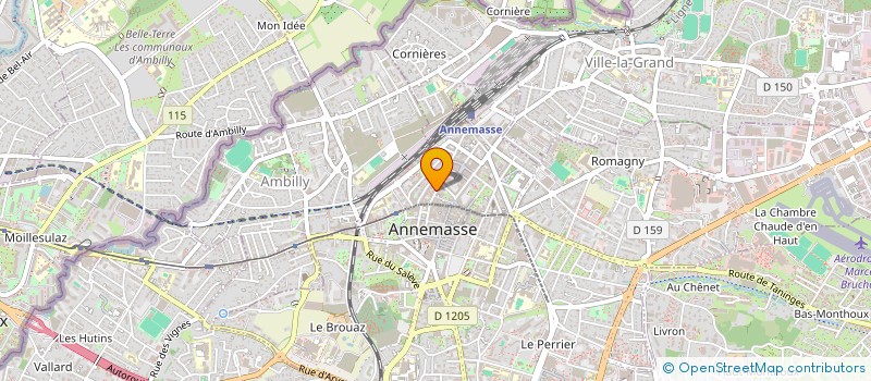 localisation de l'entreprise ALAMA à GAILLARD