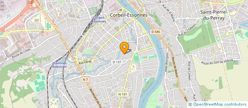 localisation de l'entreprise ALAMA à CORBEIL-ESSONNES