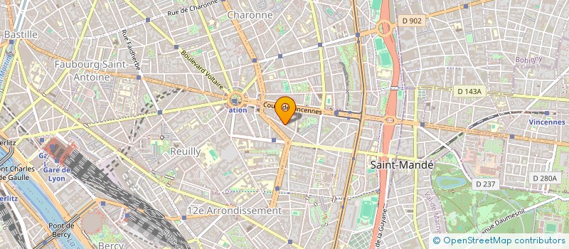 localisation de l'entreprise ALAMAILLE SAS  PARIS