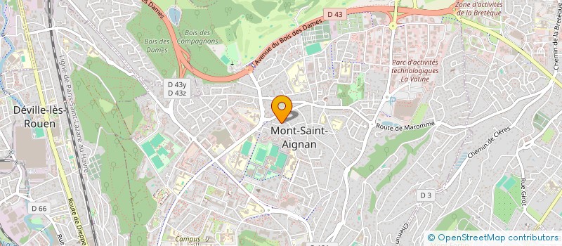 localisation de l'entreprise ALAMAK  MONT-SAINT-AIGNAN