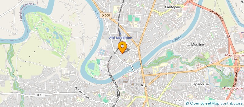 localisation de l'entreprise ALAMAN à ALBI