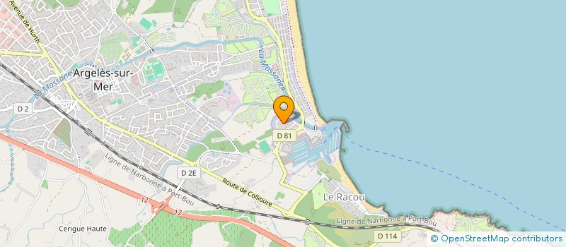 localisation de l'entreprise ALAMANDA  ARGELES-SUR-MER