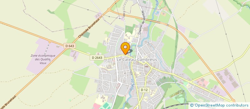 localisation de l'entreprise ALAMARGOT ANTOINE ET LE MARRE MARIE  LE CATEAU-CAMBRESIS