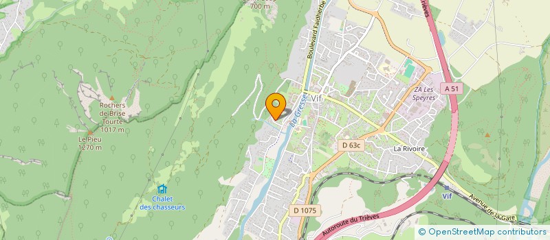 localisation de l'entreprise ALAMBIC.COM  MIRIBEL-LANCHATRE