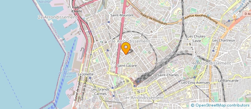 localisation de l'entreprise ALAMBIC PHARM à MARSEILLE