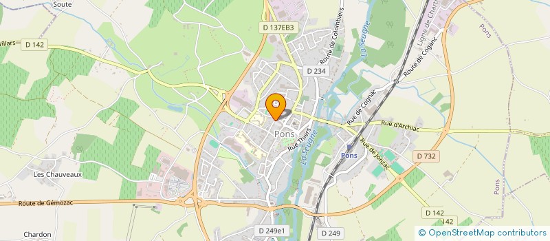 localisation de l'entreprise ALAMBIC RACING  PONS