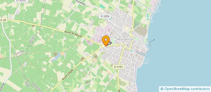 localisation de l'entreprise ALAMER à MARSEILLAN