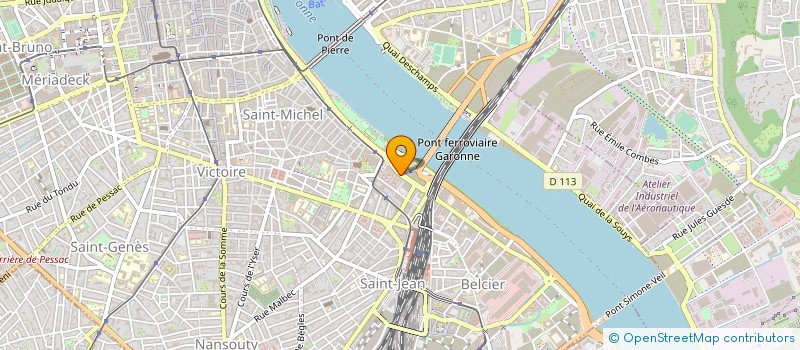 localisation de l'entreprise ALAMEX à BORDEAUX