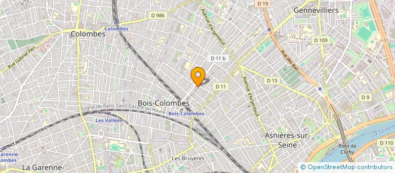 localisation de l'entreprise ALAMI HVAC CONSEILS à BOIS-COLOMBES