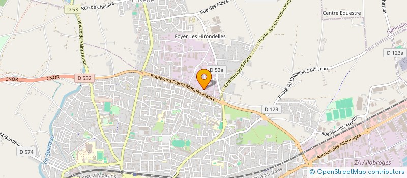 localisation de l'entreprise ALAN 2  MOURS-SAINT-EUSEBE