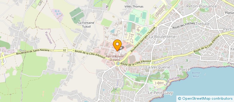 localisation de l'entreprise ALAN  SAINT-NAZAIRE