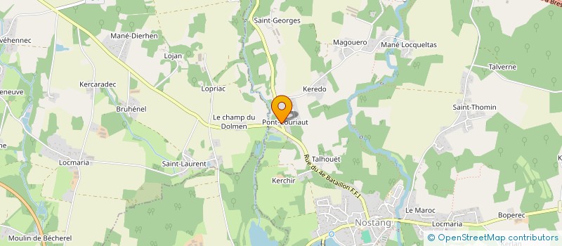 localisation de l'entreprise ALAN  NOSTANG