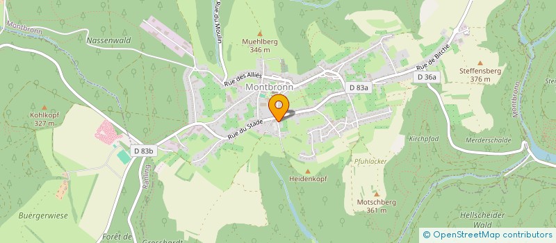 localisation de l'entreprise ALAN  MONTBRONN