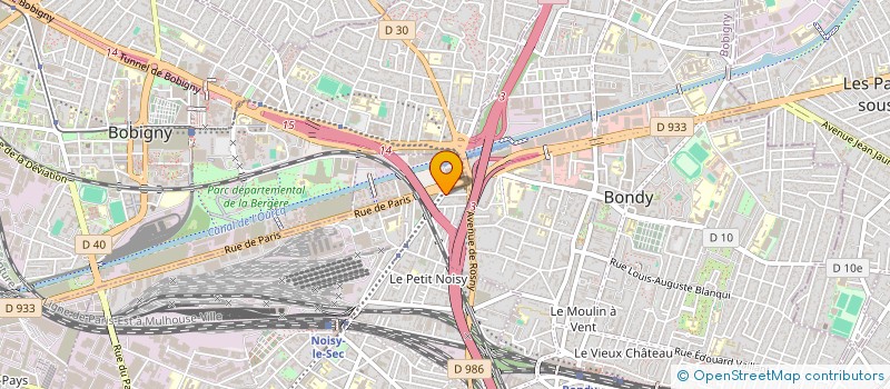 localisation de l'entreprise ALAN à NOISY-LE-SEC