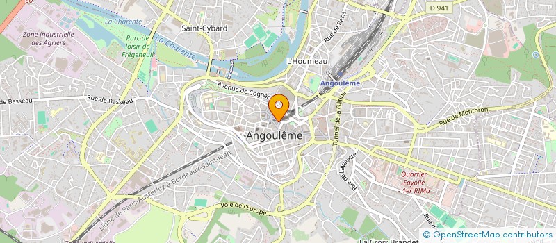 localisation de l'entreprise ALAN à ANGOULEME