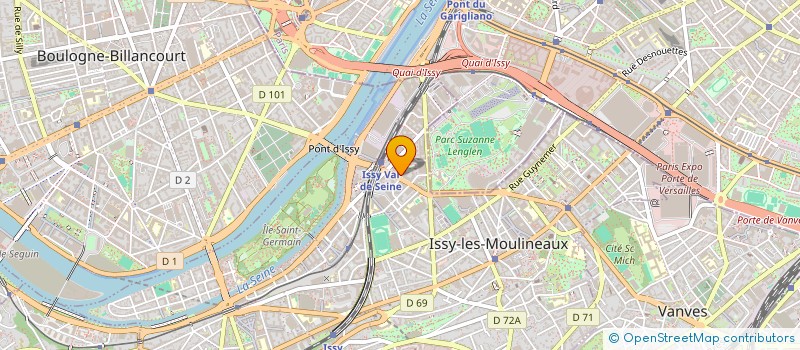 localisation de l'entreprise ALAN ALLMAN ASSOCIATES BRANDING à ISSY-LES-MOULINEAUX