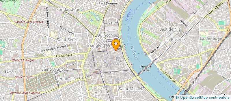 localisation de l'entreprise ALAN BOUVIER  BORDEAUX