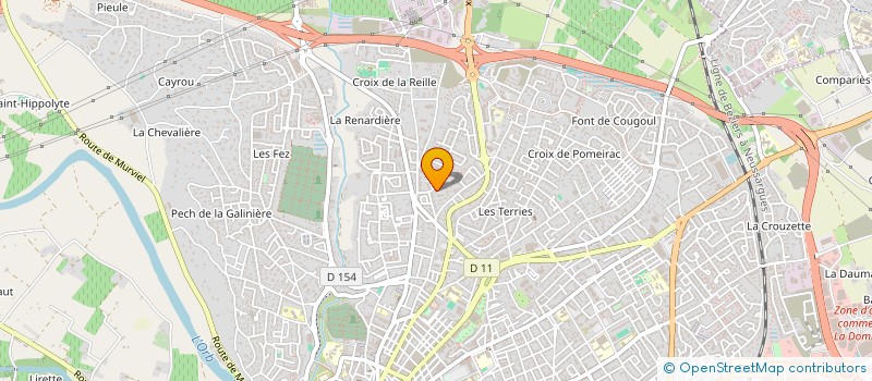 localisation de l'entreprise ALAN CARRELAGE  BEZIERS