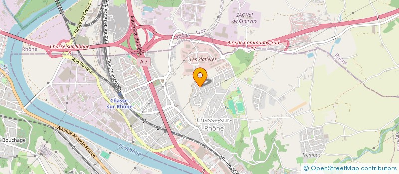 localisation de l'entreprise ALAN MANAGEMENT à CHASSE-SUR-RHONE