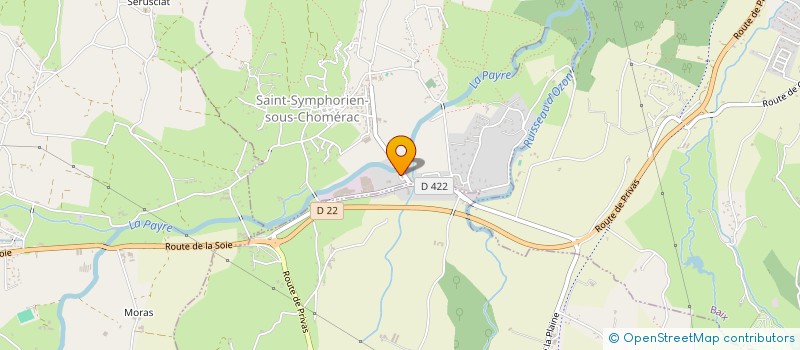 localisation de l'entreprise ALAN PICARD SAS  SAINT-SYMPHORIEN-SOUS-CHOMERAC