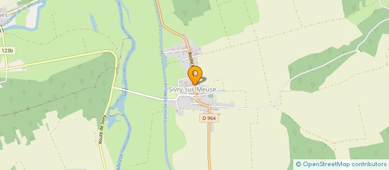 localisation de l'entreprise ALANA à SIVRY-SUR-MEUSE