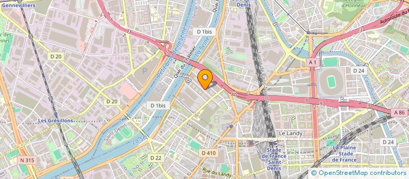 localisation de l'entreprise ALANAA  SAINT-DENIS