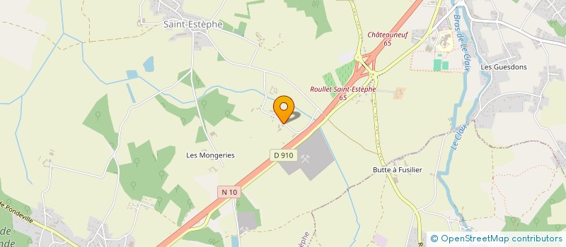 localisation de l'entreprise ALANAD à ROULLET-SAINT-ESTEPHE