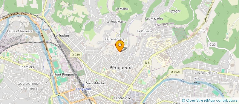 localisation de l'entreprise ALANAD à PERIGUEUX
