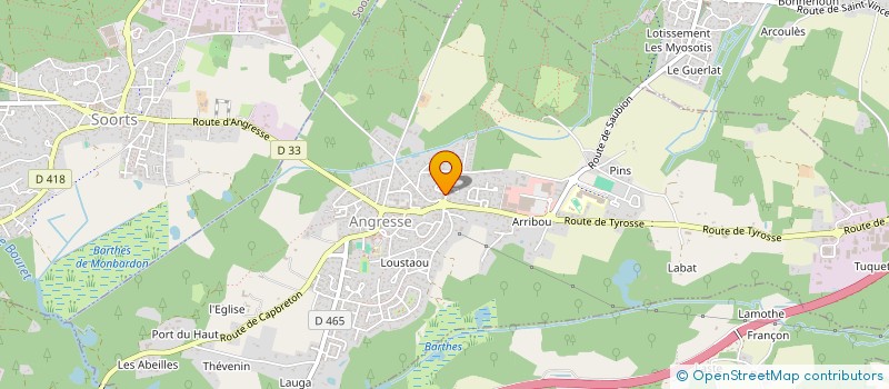 localisation de l'entreprise ALANANA'S  ANGRESSE