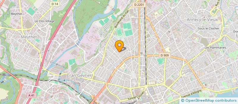 localisation de l'entreprise ALANAT à ANNECY