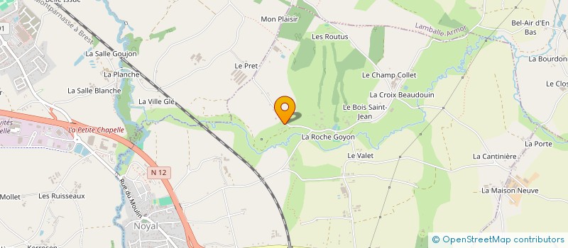 localisation de l'entreprise ALANCIA à YFFINIAC