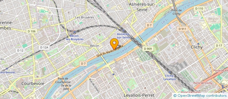 localisation de l'entreprise ALANCOURT à COURBEVOIE