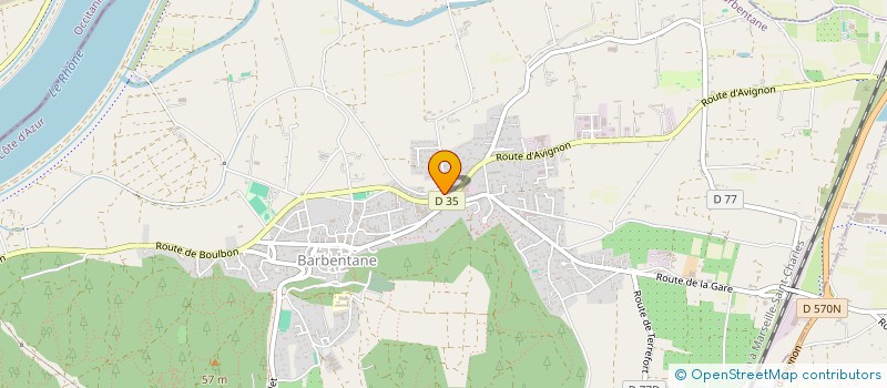 localisation de l'entreprise ALANDAR COACHING  BARBENTANE