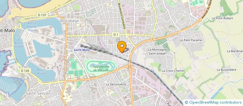 localisation de l'entreprise ALANDRINE  SAINT-MALO
