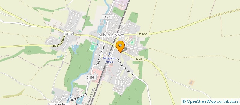 localisation de l'entreprise ALANEL  AILLY-SUR-NOYE