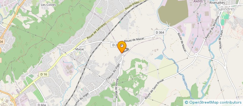 localisation de l'entreprise ALANEX  SAINT-PRIVAT-DES-VIEUX