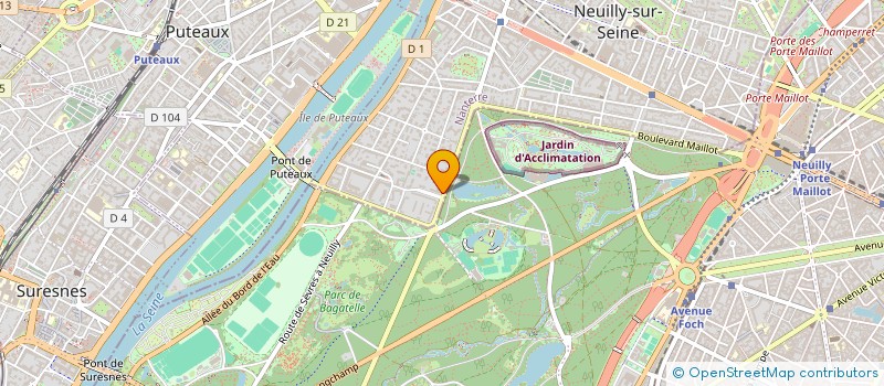 localisation de l'entreprise ALANGARI à NEUILLY-SUR-SEINE