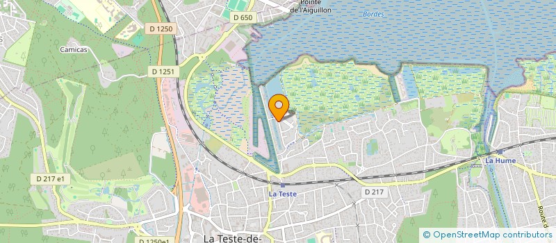 localisation de l'entreprise ALANNE à LA TESTE-DE-BUCH