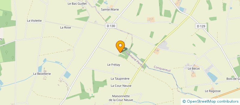 localisation de l'entreprise ALANNI  GUEMENE-PENFAO