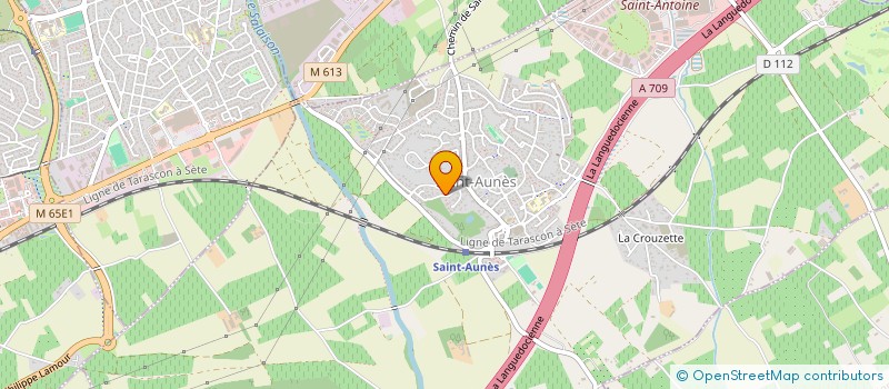 localisation de l'entreprise ALANNI  SAINT-AUNES