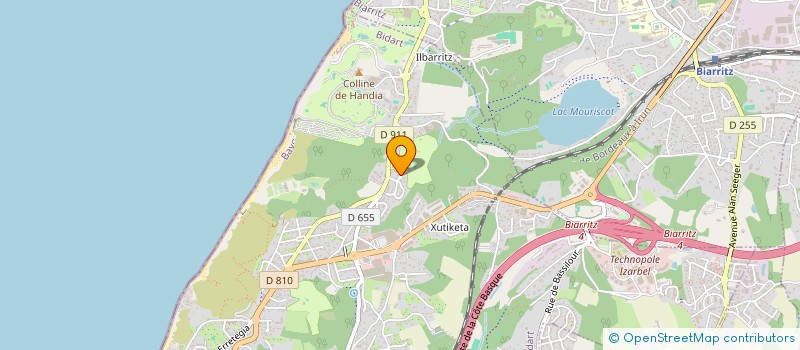 localisation de l'entreprise ALANOS PRODUCTION  BIDART