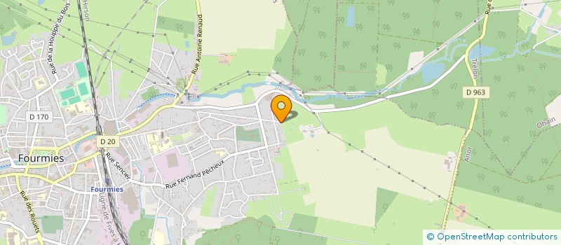 localisation de l'entreprise ALANSO  FOURMIES