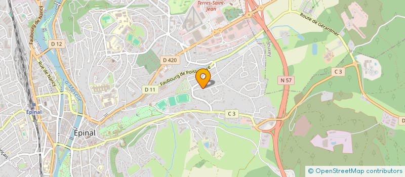 localisation de l'entreprise ALAP à EPINAL