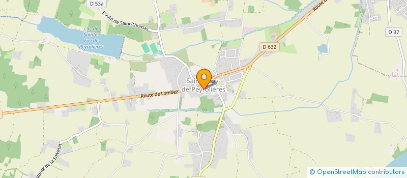 localisation de l'entreprise ALAPAT SCI  SAINTE-FOY-DE-PEYROLIERES