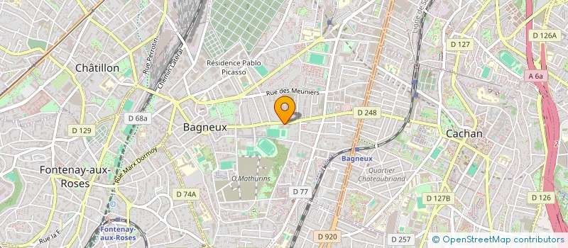 localisation de l'entreprise ALAPLAN à BAGNEUX