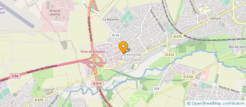 localisation de l'entreprise ALAPRISE  BRETTEVILLE-SUR-ODON