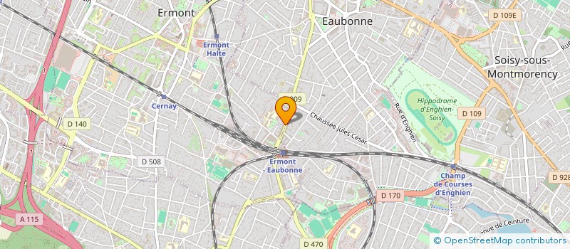 localisation de l'entreprise ALAR à ERMONT