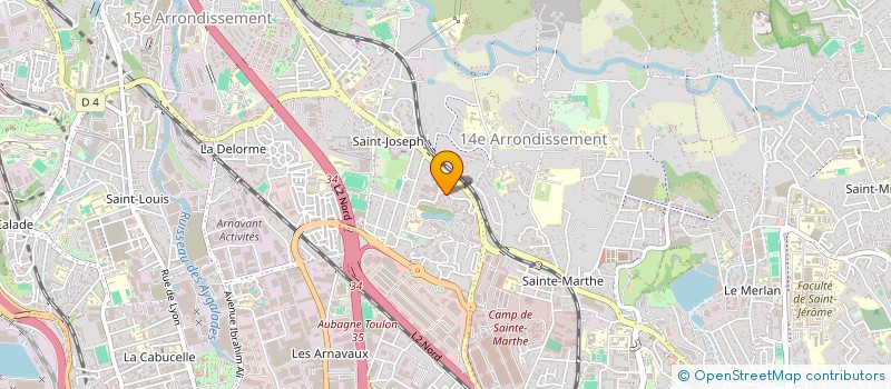 localisation de l'entreprise ALARA LORINE BAT à MARSEILLE