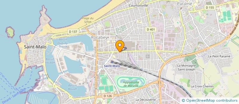 localisation de l'entreprise ALARC'H à SAINT-MALO